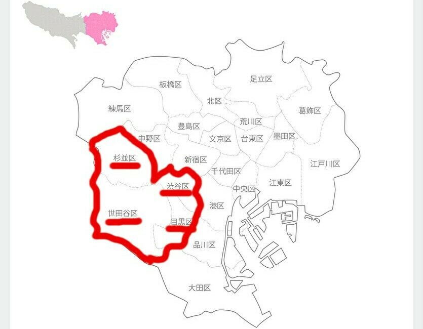 渋谷区 地図
