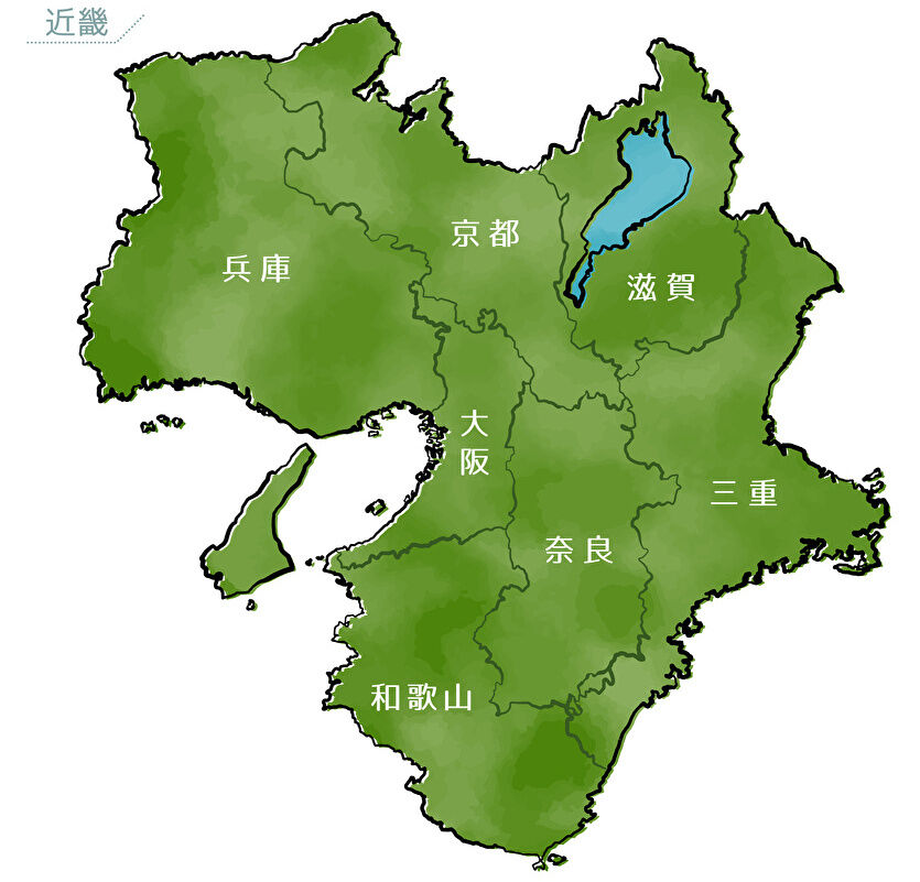 関西 地図